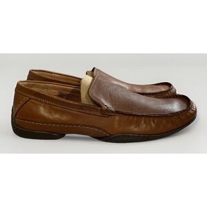 The‎ Wild Pair Brown Leather Slip On Driving Loafers Men's Size 8.5 D